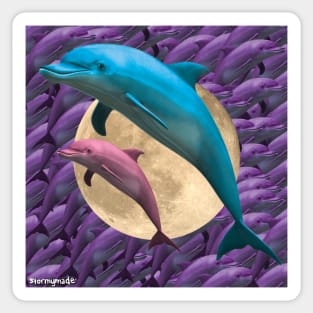 dolphin dream Sticker